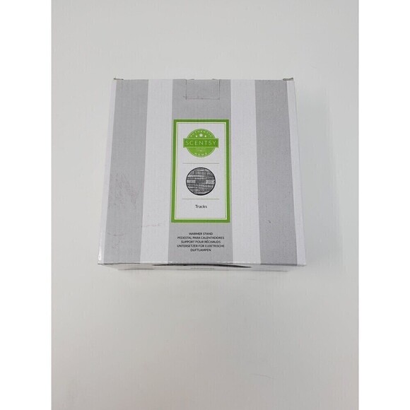 NIB SCENTSY WARMER STAND PEDESTAL TRACKS HOME DECOR DECORATION RETIRED - Picture 5 of 11